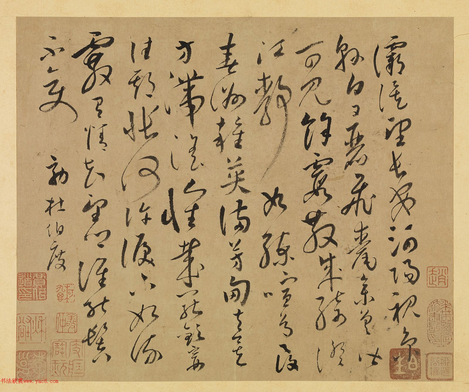 怀素草书《效古册》